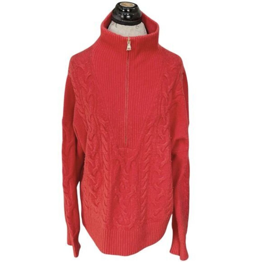 J. Crew Womens Sweater Sz Large Wool Alpaca Blend Preppy Normcore Winter Comfy